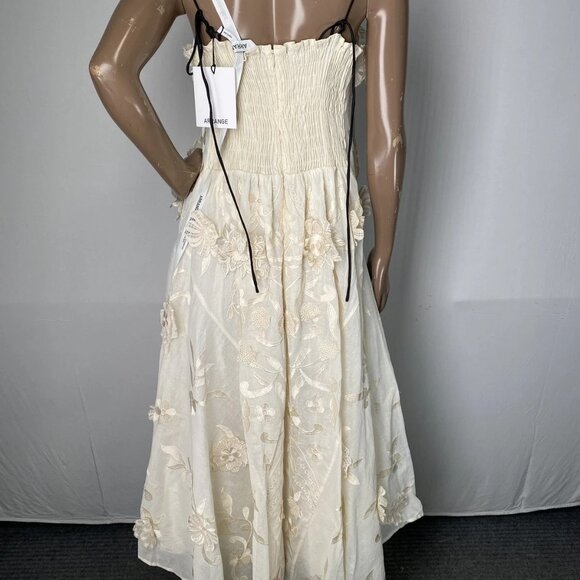 Arrange Mirrored Floral Appliqué Fit & Flare Maxi Dress – Size 10 (NWT) - Picture 8 of 11